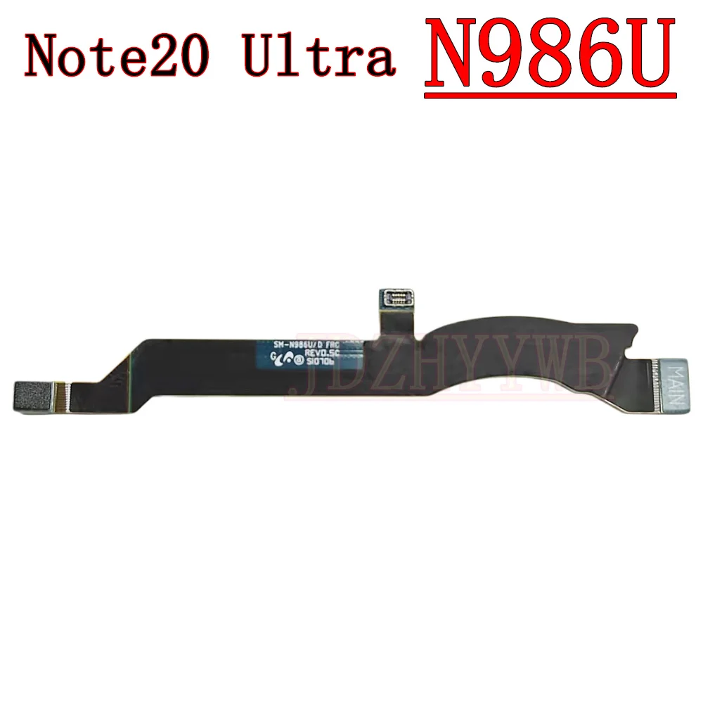 Fone de ouvido alto-falante placa microfone para samsung note20 ultra 5g volume sinal antena placa-mãe porta carregamento cabo flexível