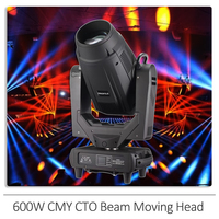 600W LED Cutting CMY CTO Moving Head Light Beam Spot Zoom Prism DMX512 DJ Disco Party Club Bar Professional Stage Effect Lamp
