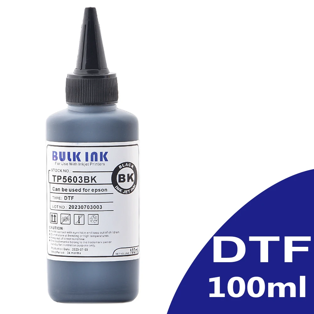 Imagem -02 - Tinta Dtf para Filme Pet de Transferência Direta Impressora de Grande Formato para Todos os Desktop Adequado para Epson Dx5 Dx6 Dx7 Xp600 L800 L805 100ml 6