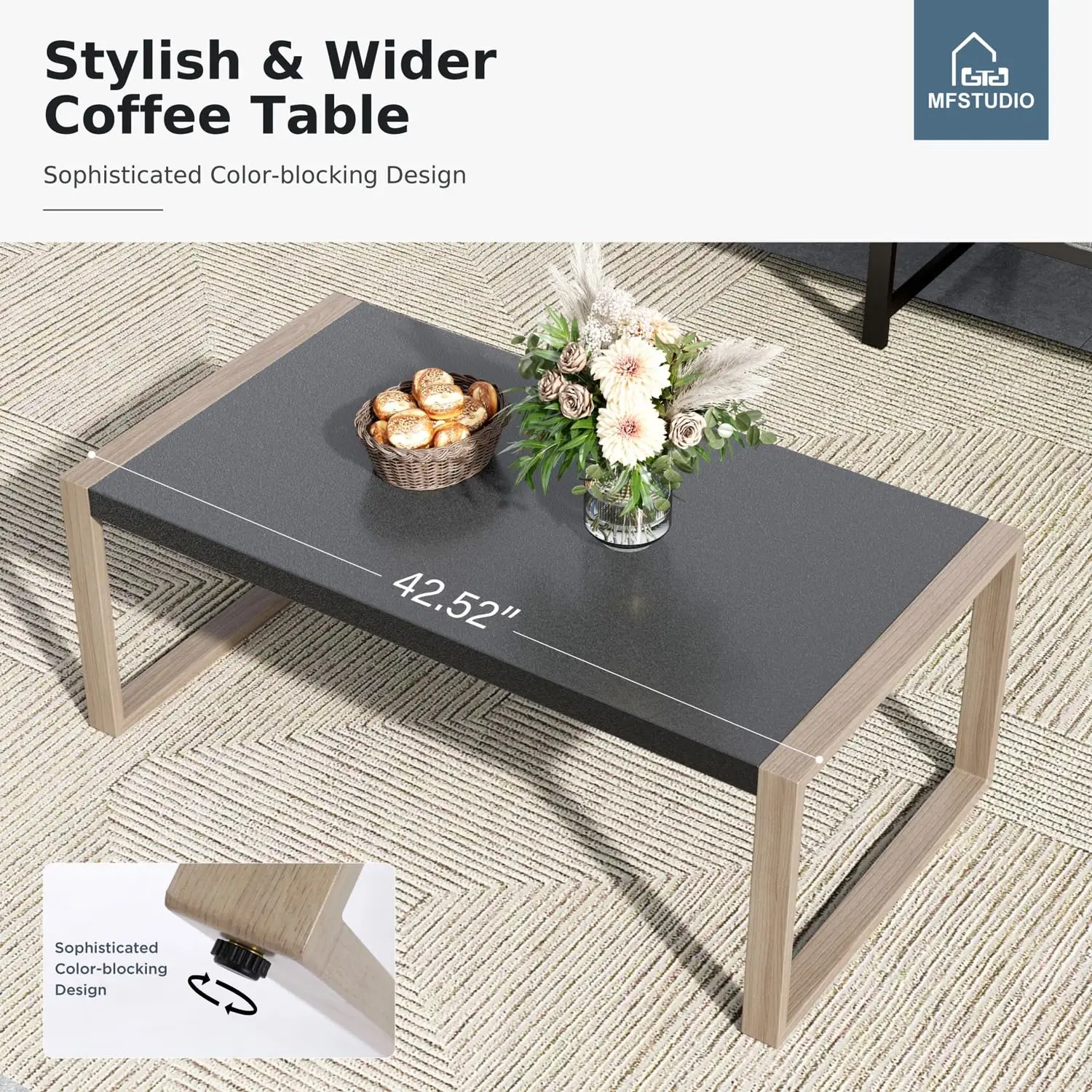 4-Piece Modern Patio Sofa Set with Grey Cushions for Outdoor Garden Balcony, Customized