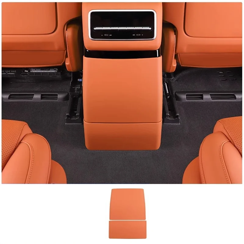 ل Li Lixiang L9 2022-2024 ثلاجة السيارة الخلفية المضادة للركلة غطاء المضادة للخدش لوحة الثلاجة ملصق استبدال أجزاء