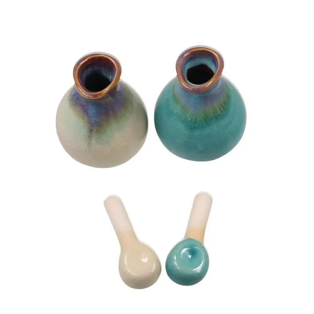 

Multipurpose Refillable Essential Oil Bottle Vintage Durable Cosmetic Container Mini Random Color Oil Dropper Bottle Decoration