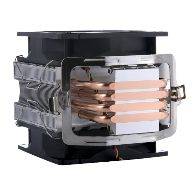 LANSHUO Used for Office/Gaming Cooling Computer Cooler Fan 4 Heat Pipe CPU Processor Install LGA1700 1200 115x 2011 2066 AM4 AM5