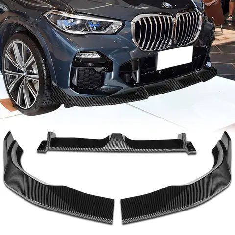 BMW (G05) X5 M-스포츠카 프론트 범퍼 스플리터 립 디퓨저 바디 키트 스포일러 가드 2019 2020 2021 2022 2023