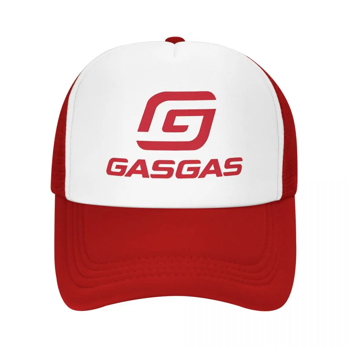 Men Women Best Classic Gasgas Red Logo Trucker Hats Fashion Mesh Baseball Caps Motorcycle Hat Sun Hats Adjustable Sports Cap