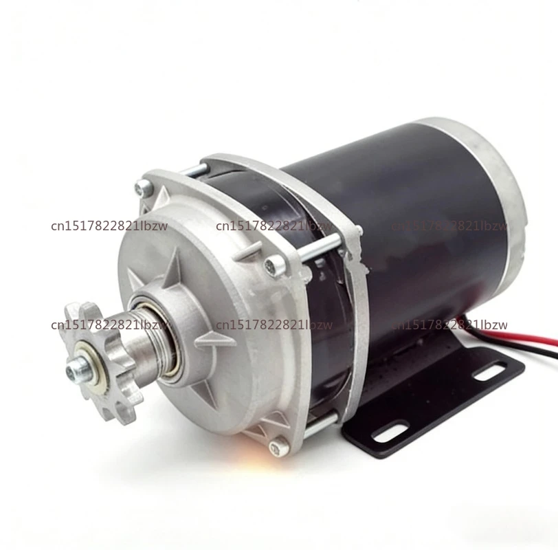 12V 24V 48V 800W Electric DC Feeding Vehicle Suction Motor Modified Screw Treadmill Motor Permanent Magnet Brushed DC Gear Motor