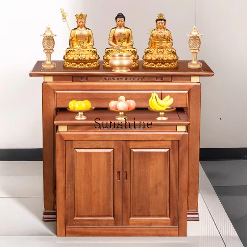 

For Shentai Cabinet Solid Wood Incense Case Household Modern Small Simple New Chinese Shrine