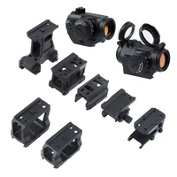 Tactical T01 T02 2MOA Red Dot Sight 20mm Hunting Riflescope With DANIEL DEFENSE GEISSELE UNITY Riser Scope Mount