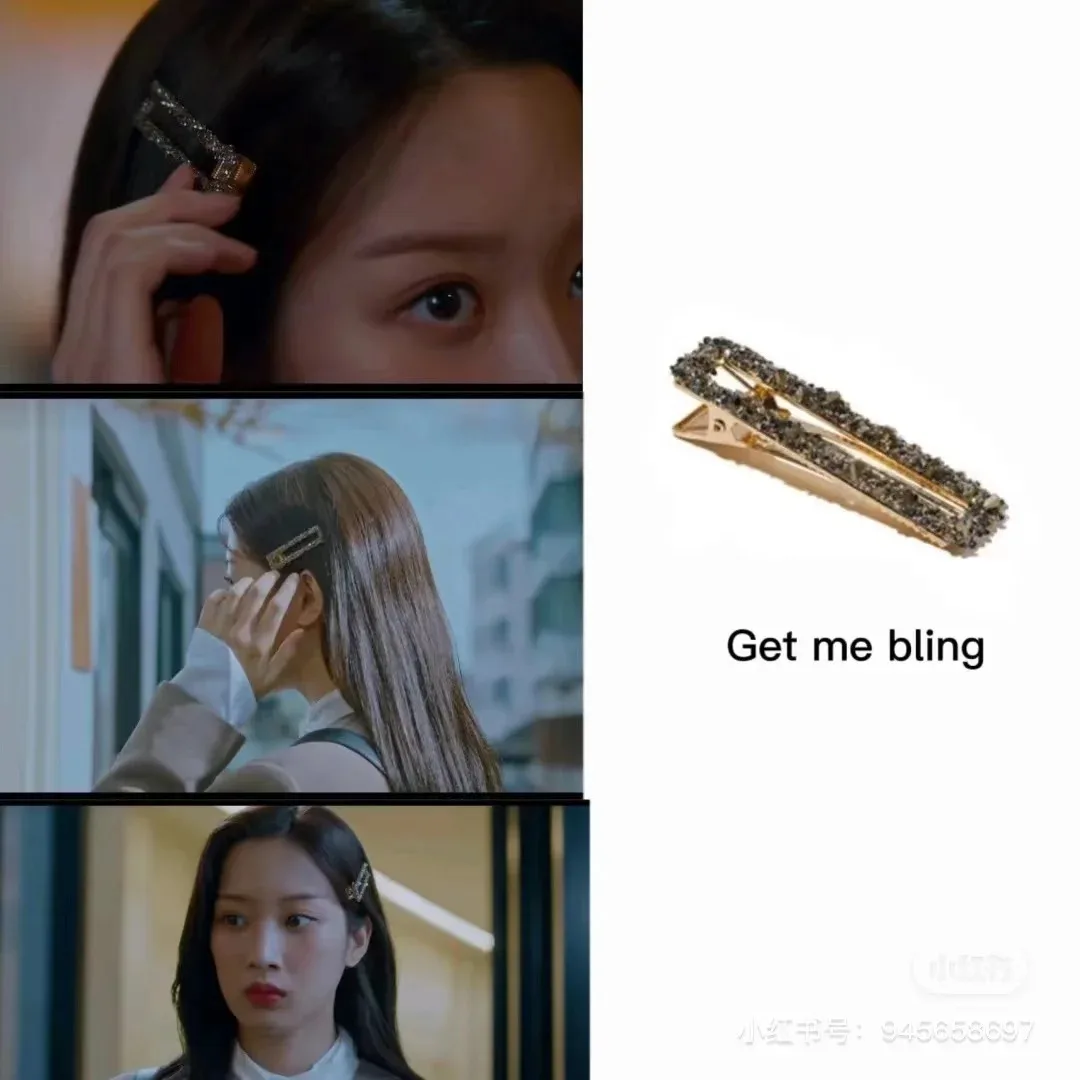 True beauty MUN KA YOUNG Hair clip Fashion Korea TV drama Headwear For Women pendientes brincos