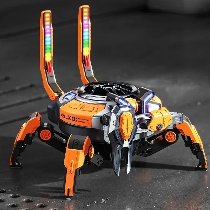 Cool and handsome creative bluetooth speaker HIFI game decoration subwoofer machine crab wireless subwoofer sound mecha