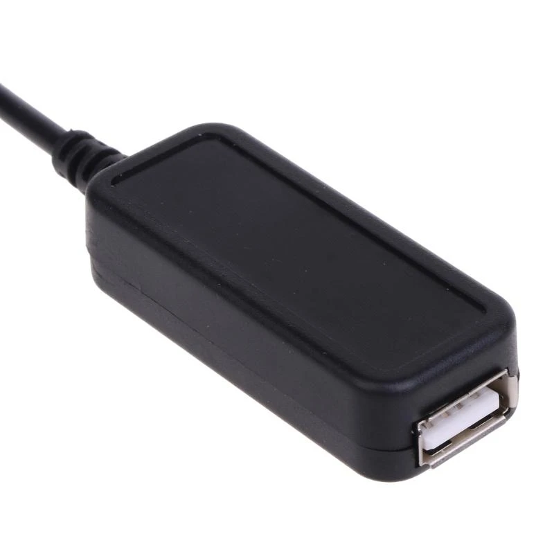

JU64 Reliable Charging Male DC5521 to USB Adapter 6V-30V Input 5V2A Output USB Adapter for Cellphones Tablets
