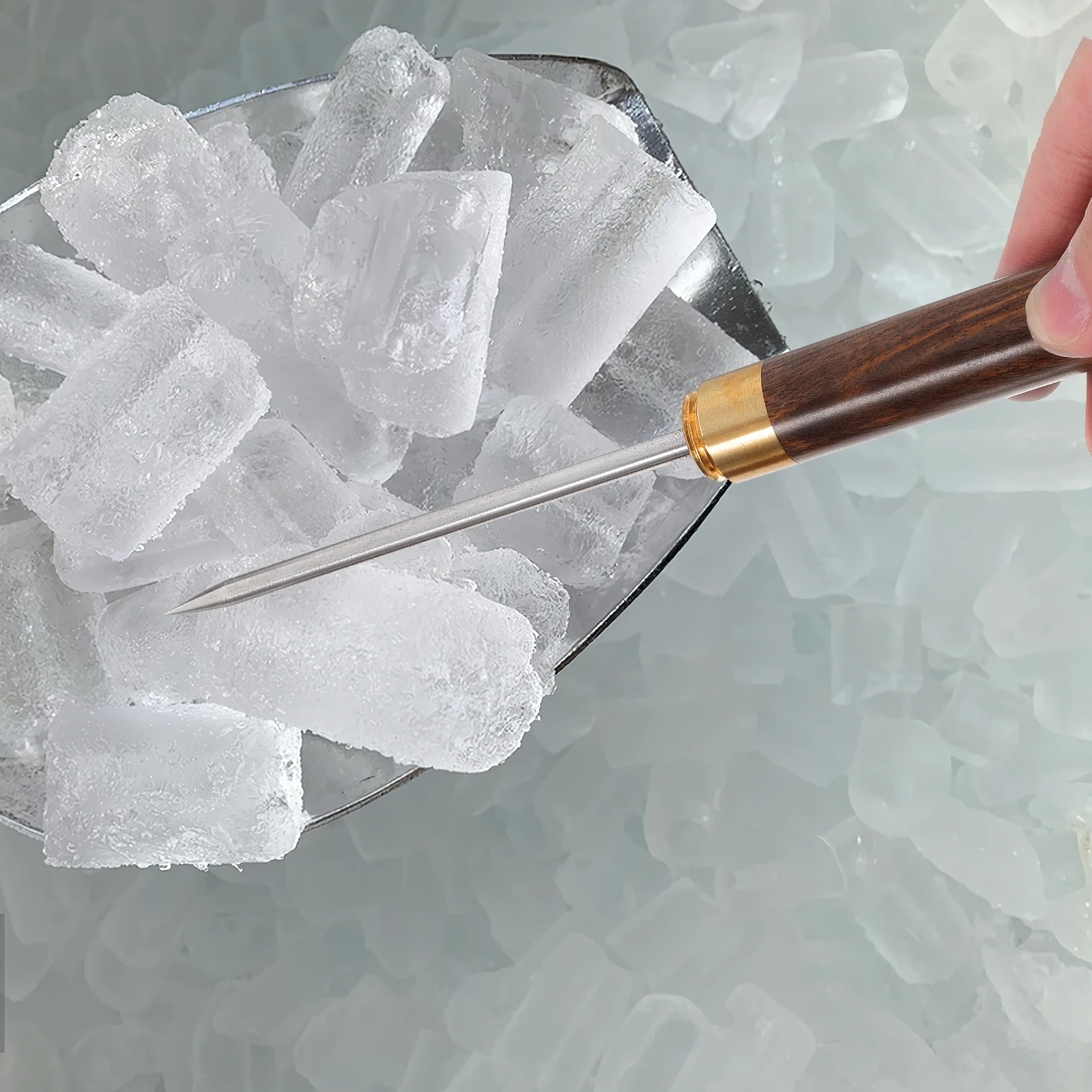 

Stainless Steel Bartending Tool Multifunctional Ice for Sculpting Making Ergonomic Kitchen