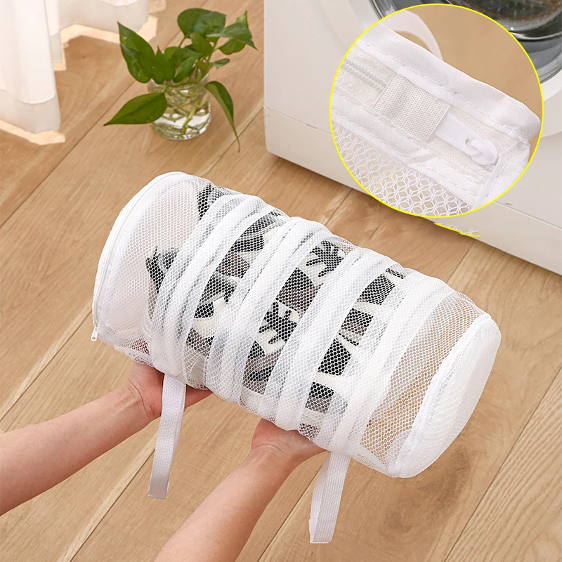 Shoes Laundry Bag Coarse Net Dirty Canvas Shoes Storage Pouch Hangbag Sneakers Wash Protection Sleeve Slippers Washing Bags New