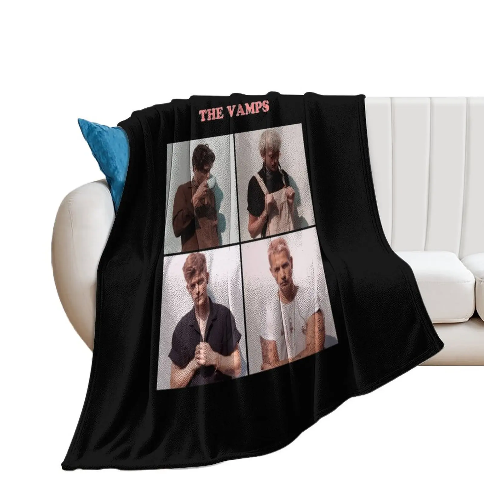 The Vamps - Cherry Blossom era Throw Blanket Bed for babies Furrys Decorative Sofas Blankets