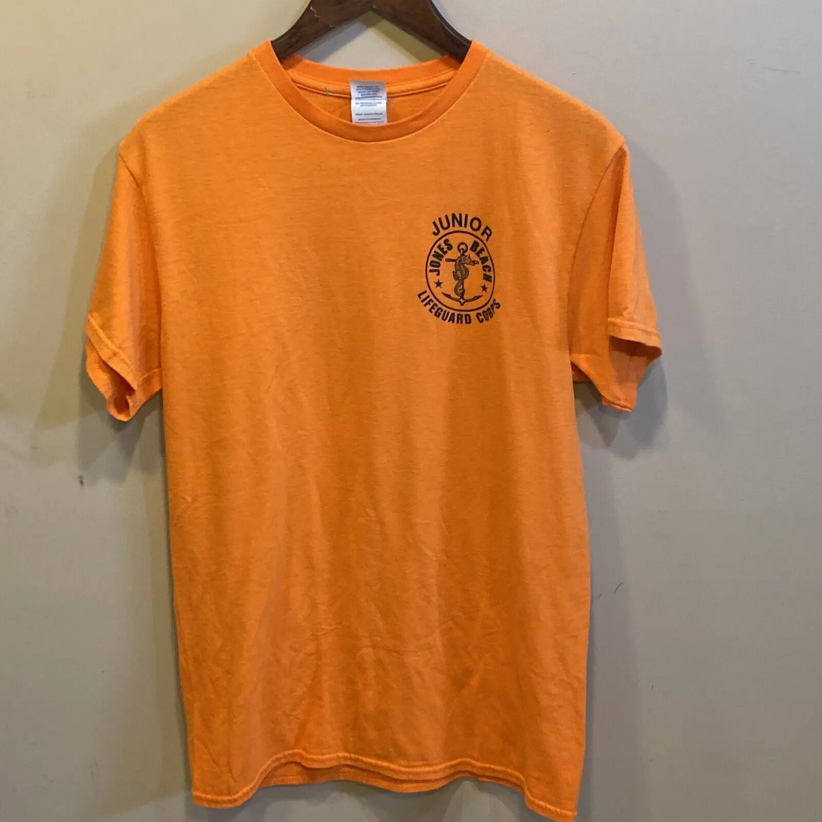 Оранжевая футболка Jones Beach Junior Lifeguard Long Island, Нью-Йорк, редкая