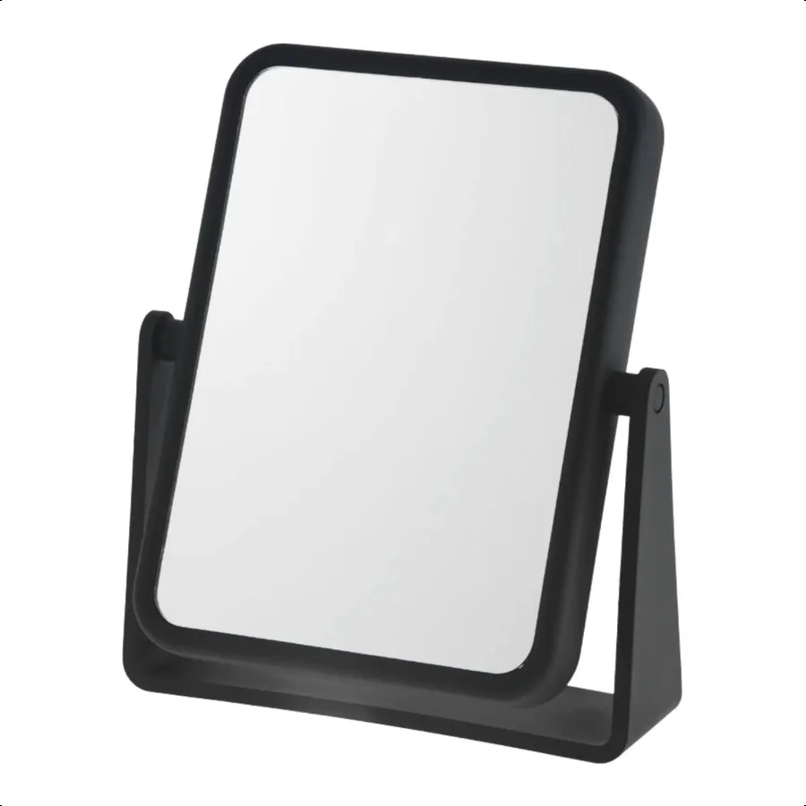 

Danielle Creations 6.75Inch Magnifying Vanity Makeup Mirror Rectangular Soft Touch Finish with 7X Magnification and 360 Swivel