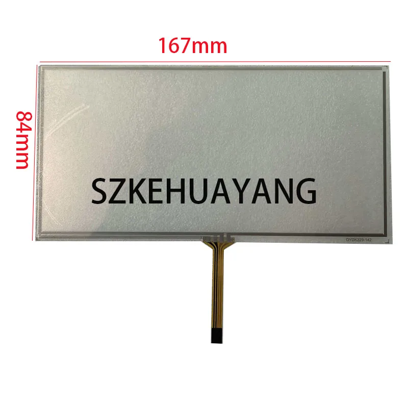 Nuevo Panel Táctil de 6 Pulgadas 167*84 166*85 K229 para JVC Kenwood, Digitalizador de Pantalla Táctil, Panel de Vidrio