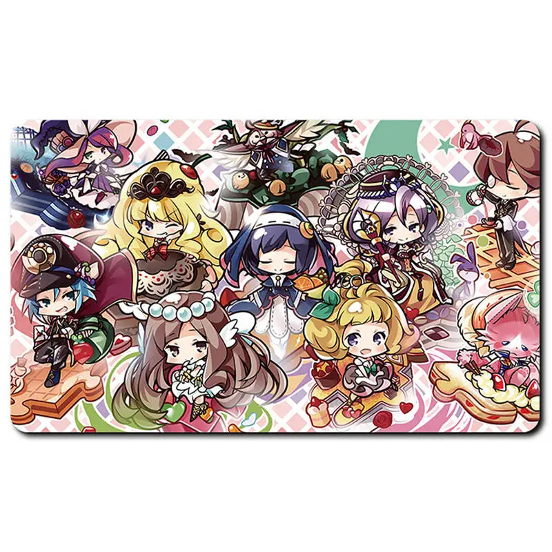 

Yu-Gi-Oh! Madolche Magileine Madolche Petingcessoeur OCG TCG DIY Game card Rubber Card Pad Mouse Pad Keyboard Pad 600*350*2mm