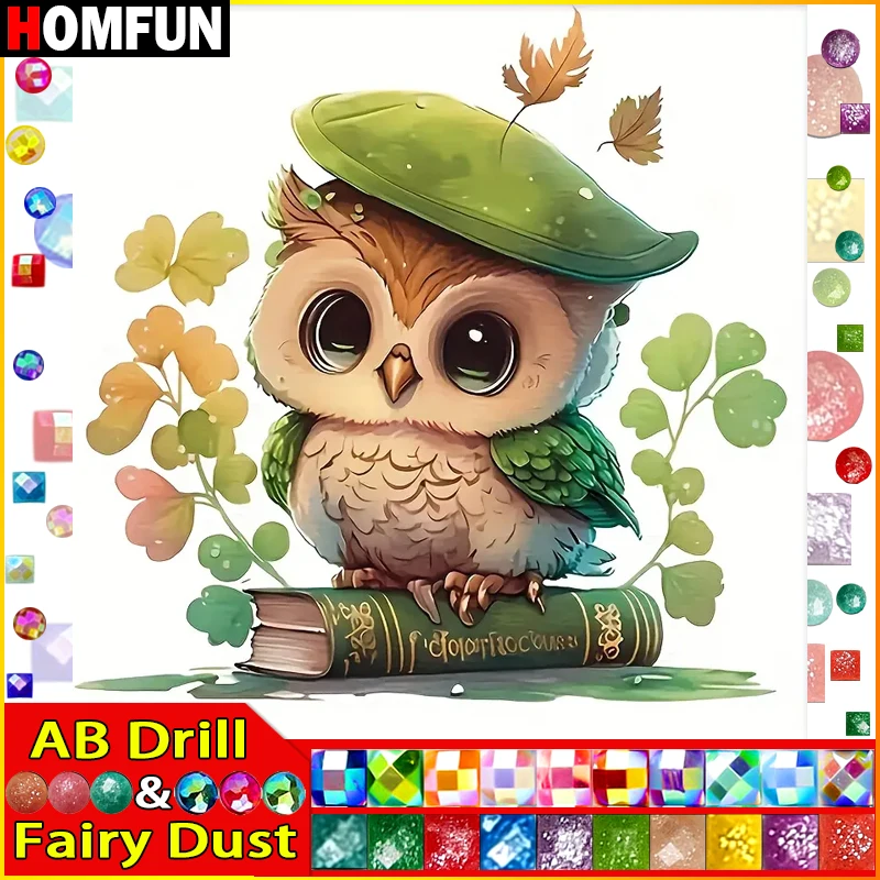 HOMFUN Fairy Dust AB 5D DIY Diamond Painting 