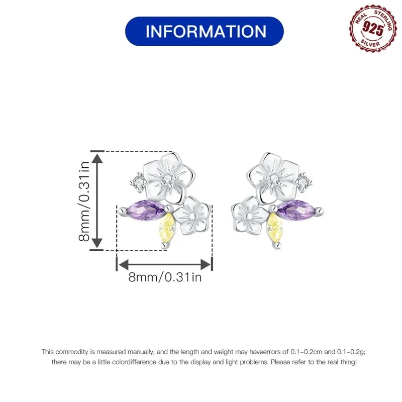 Pendientes colgantes de Plata de Ley 925 para mujer, aretes coreanos con forma de estrella, Luna, perla, diamantes de imitación brillantes, mariposa, joyería de fiesta para niña