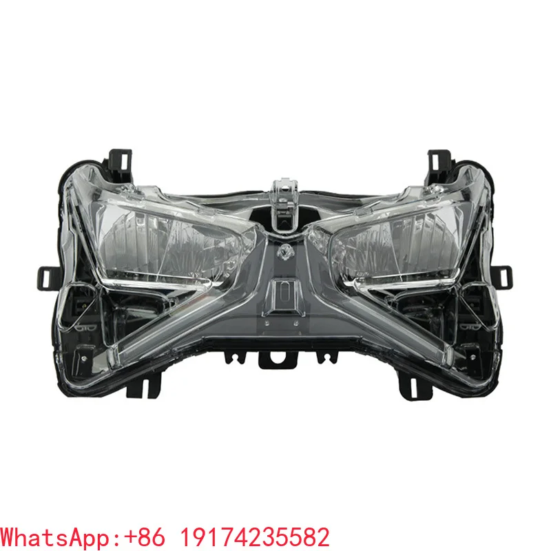 

2023-2024 Ya-m-ah XMAX300 Motorcycle Front Headlight Assembly with LED Lamp 12V Pedal Front Headlight