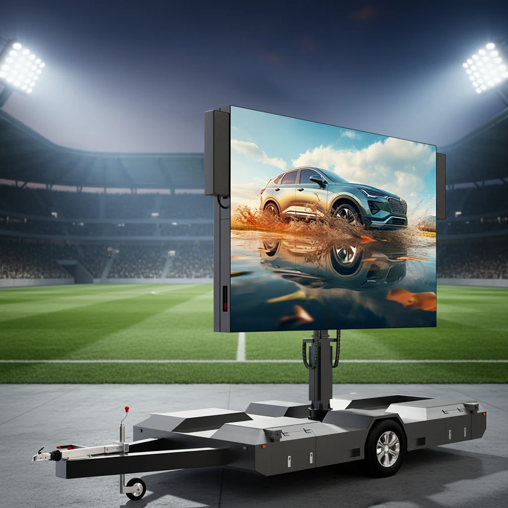 Outdoor Big Size Mobile LED Screen Trailer P5 P6 LED Display for Concerts and Roadshows