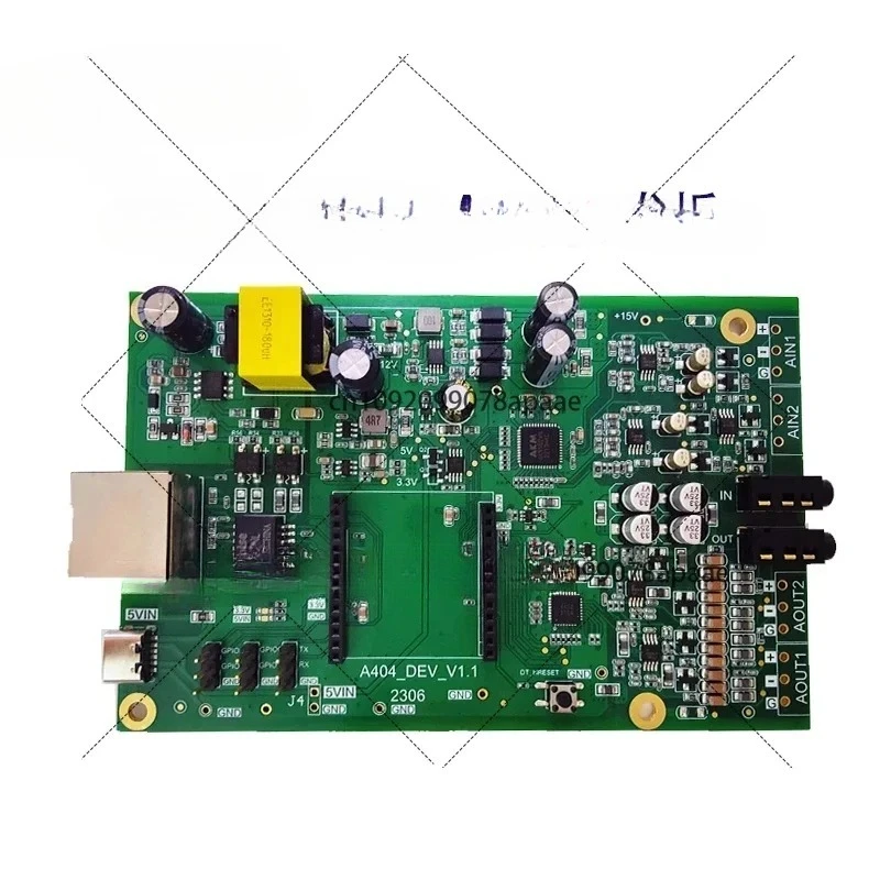 لوحة اختبار الوحدة التي تعمل بالطاقة - مجموعة تقييم مضخم الصوت مع دعم تيار مستمر 48 فولت #1