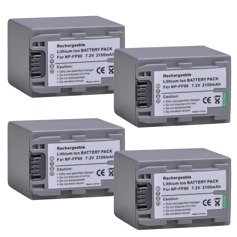 

NP-FP90 NPFP90 Battery for Sony DCR-HC30 40 43E 85 94E 96 DCR-SR30 60E 70E 80E 100 Camcorders as NP-FP30 FP50 FP60 FP70 FP71