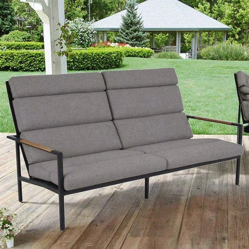 for Luxury outdoor aluminum furniture weathering contemporary European design garden terrace sofa cover