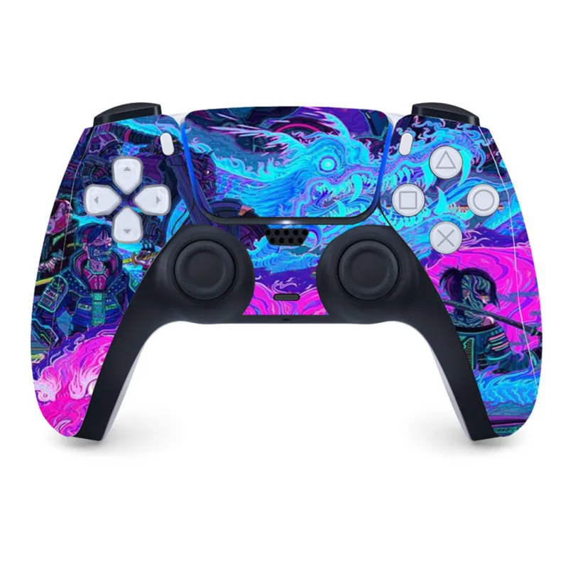 19 Style Dust-proof Skin Sticker Anti-slip Scratchproof Protective Decal For PlayStation 5 PS5 Controller Joystick Accessories