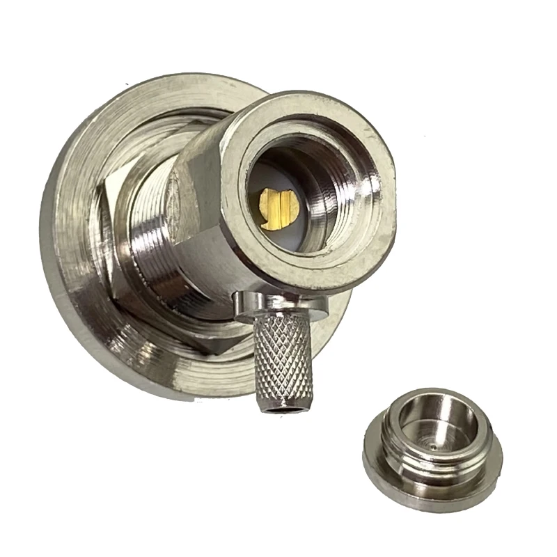 UHF Female Bulkhead Car Antenna Connector 50-1.5 Solder Crimp SL16 Socket for Walkie Talkie Mobile Radio