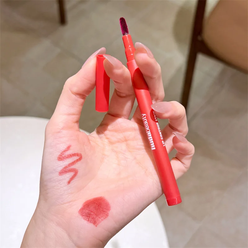 Huda Beauty Lip Contour Lip Stain Wear Matte Lipliner Pencil Tint Lipstick Long Lasting Non-stick Cup Moisturising Liner Makeup - view 5