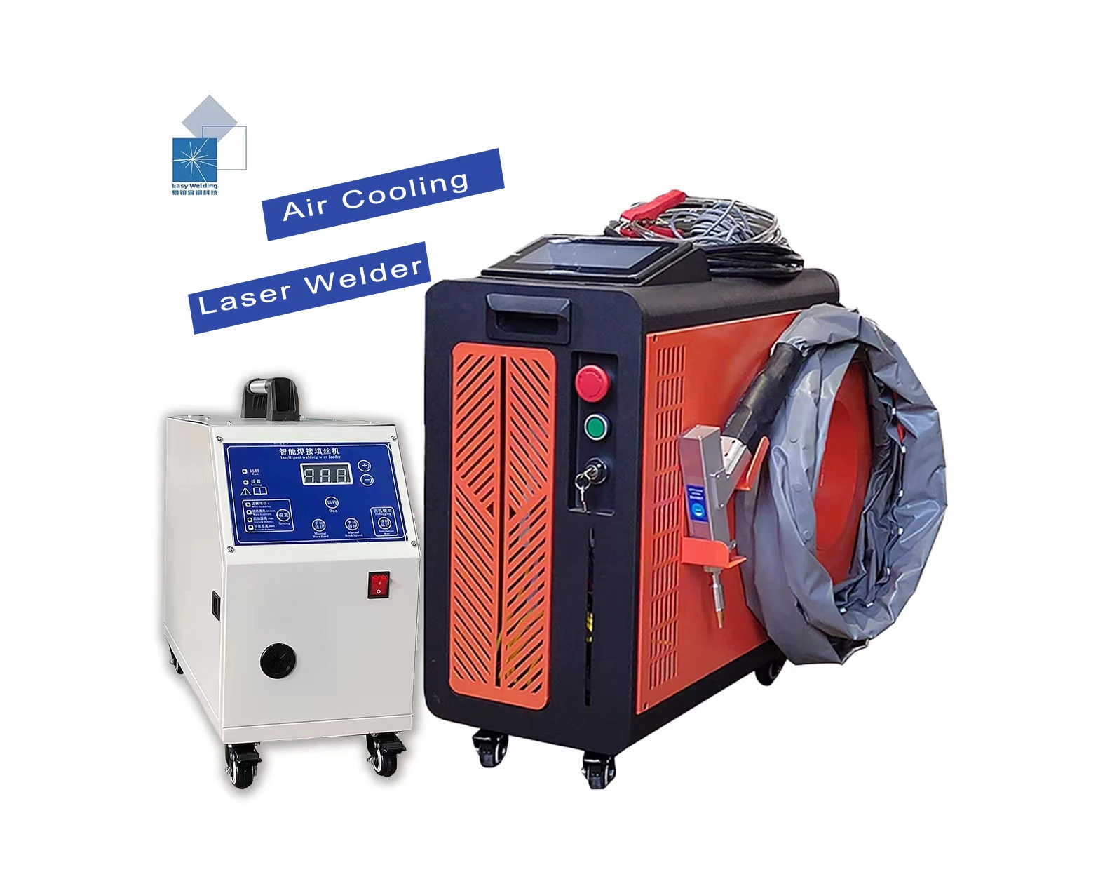 Portable Handheld Mini 4 in 1 Air Cooled Fiber Laser Welding Machine 1200w Laser Welder for Metal Sheet LS-1200