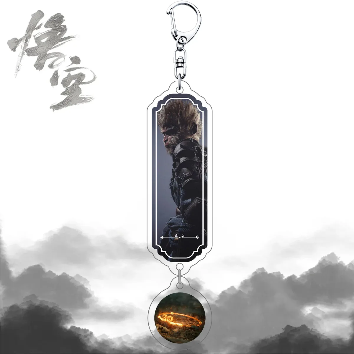 New Game Black Myth Wukong Pendant game peripheral acrylic bag hanging decoration handsome Wukong avatar mobile phone pendant