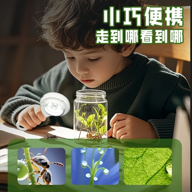 Handheld Electronic Magnifier with High-definition Screen, Ideal for Outdoor Activities and Science Experiments