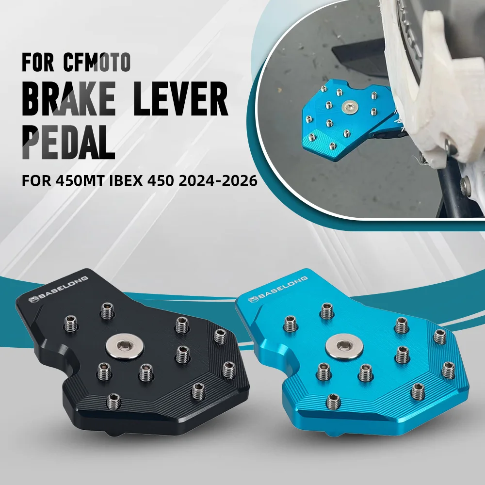 

FOR CFMOTO 450MT 2024-2025-2026 Ibex450 Motorcycle Rear Brake Peg Pad Extender Rear Foot Brake Lever Pedal Enlarge Ibex 450MT