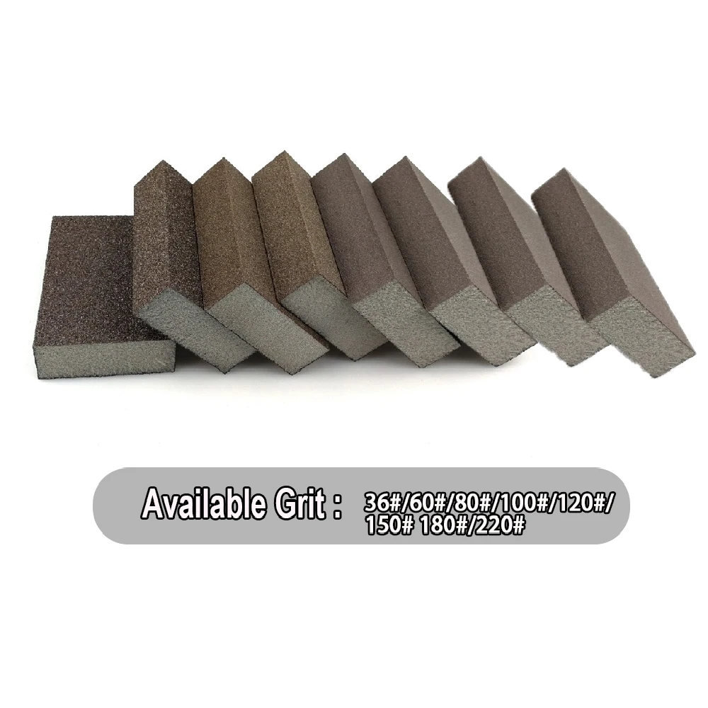 

8Pcs Grit 180 240 320 400 500 600 800 1000 Sponge Sand Abrasive Block Wood Furniture Jade Metal Derusting Polished Sandpaper