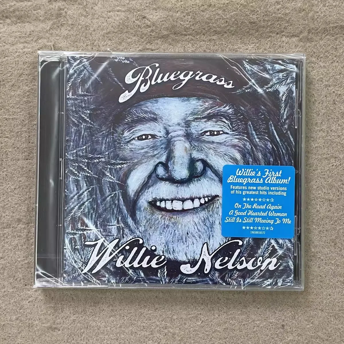 

Willie Nelson Bluegrass CD Classic Country Tunes Authentic Melodies Smooth Vocal Performance Timeless Country Music for Fans