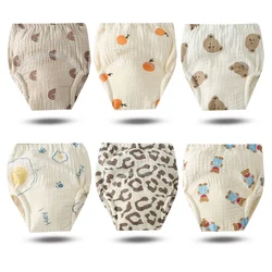 New Cute Baby Waterproof Reusable Potty Training Pants Cotton Diaper Infant Shorts Nappies Panties Nappy Changing Underwear