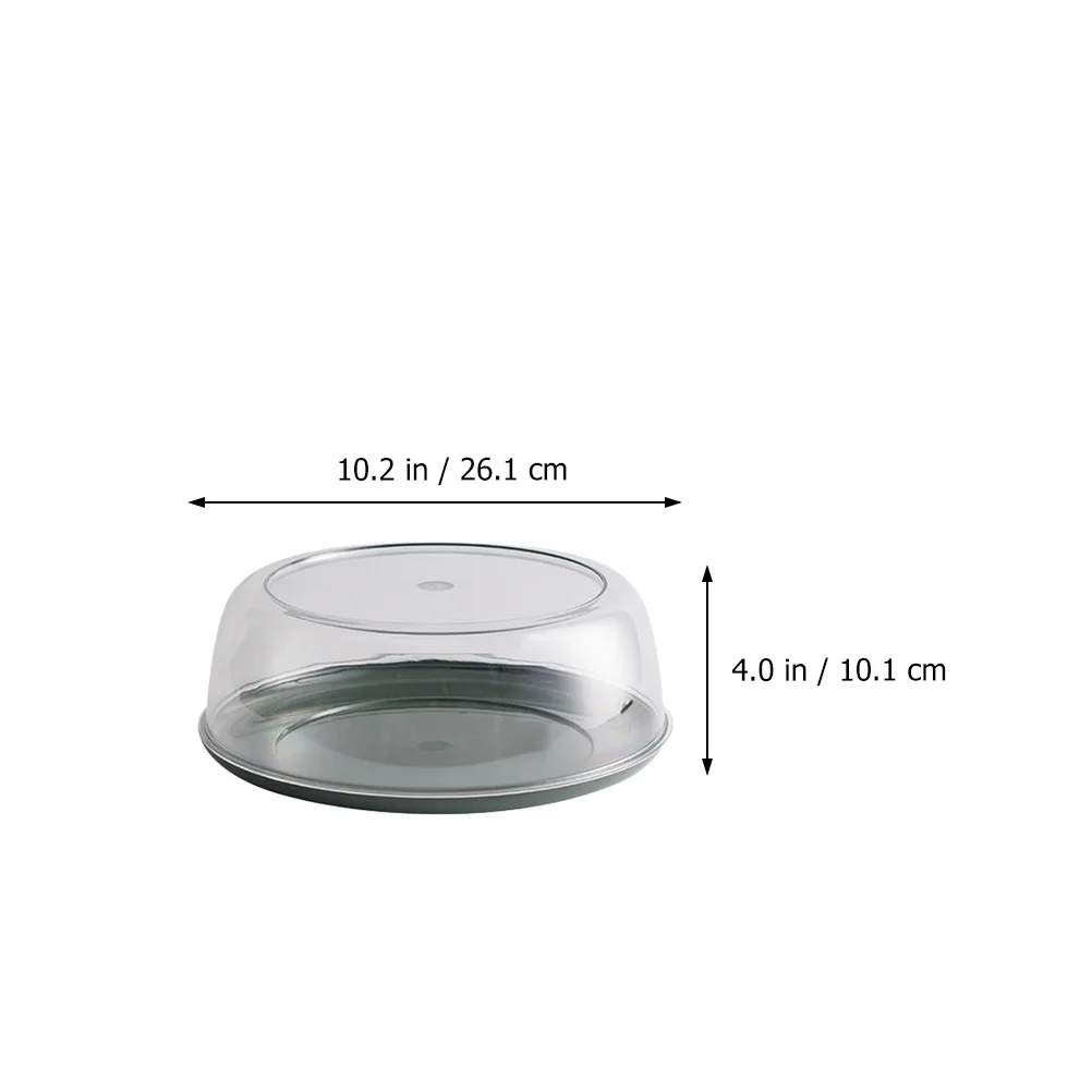 

1pc Stackable Dish Heat Preservation Transparent Pet Kitchen Supply Dish Cover Transparent Food Cover For Food Storage