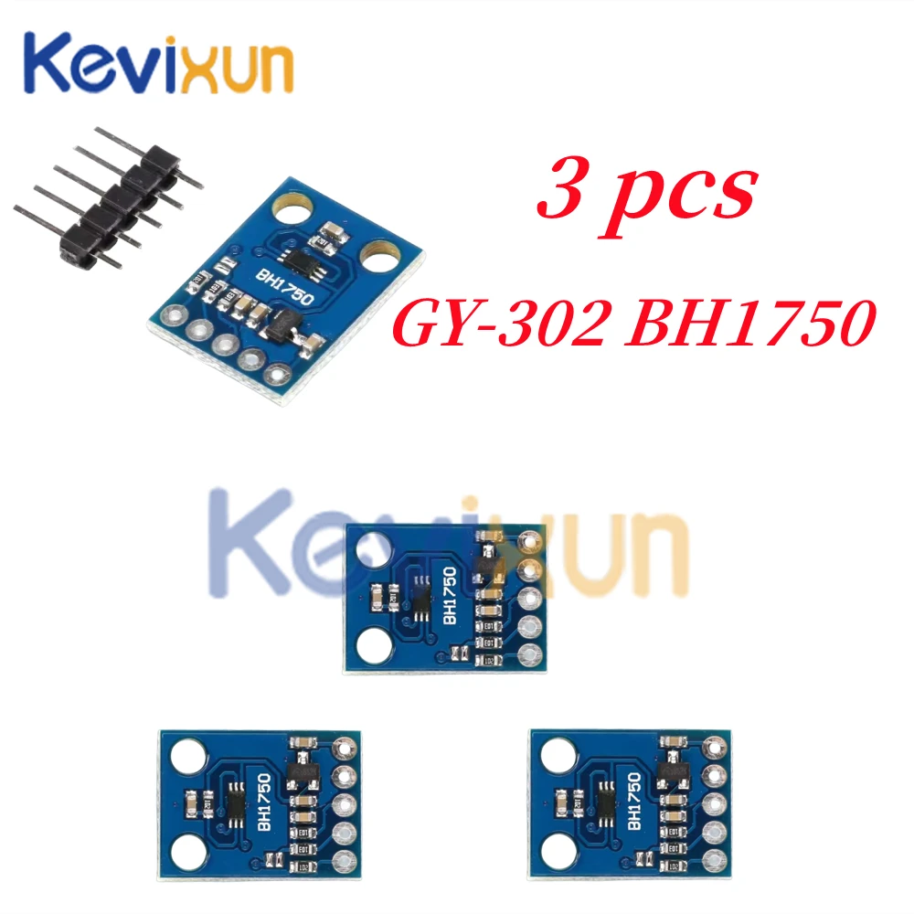 10pcs/1pc GY-302 BH1750 BH1750FVI Light Intensity Illumination Module Digital Optical Intensity Illumination Sensor for Arduino