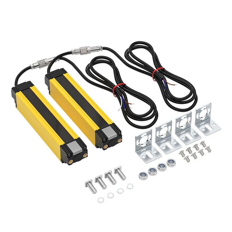PHOSKEY SG2C-F50-NC series photoelectric sensor beam of light gap 10mm DC 10-30V NPN safety light curtain,