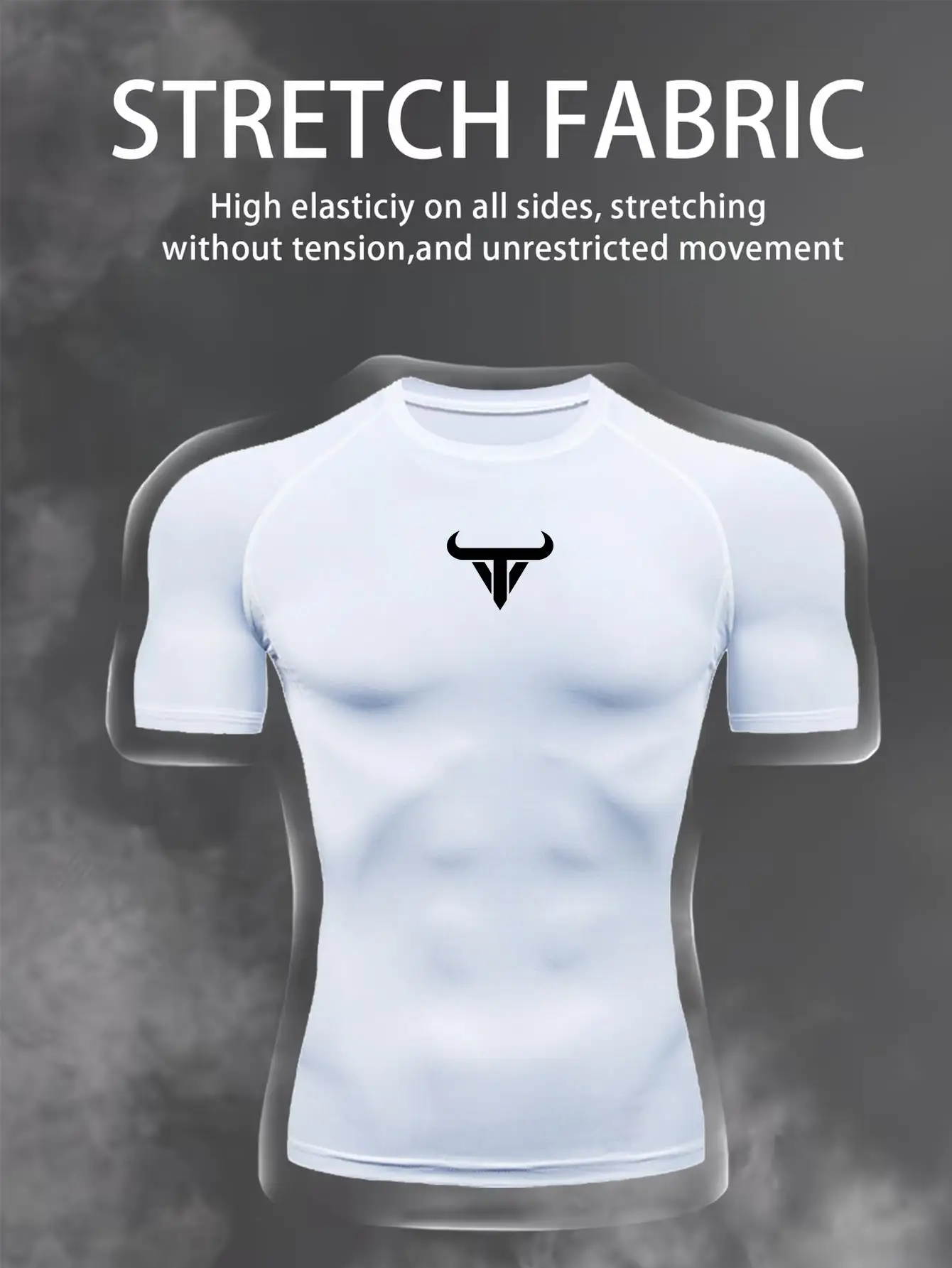 Men's T shirt Training Tshirt Lightweight Breathable Tees Fitness Clothing Speed Drying Running Tops Outdoor Sports Gym T-shirts