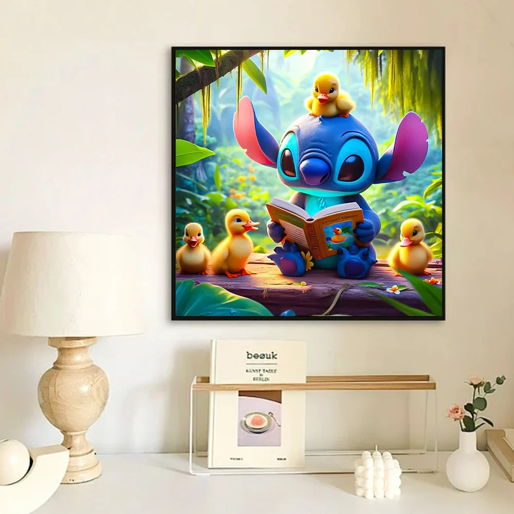 

Disney DIY Diamond Painting Cartoon Stitch Full Drill Mosaic Animal Decorations For Home Craft Kit Gift