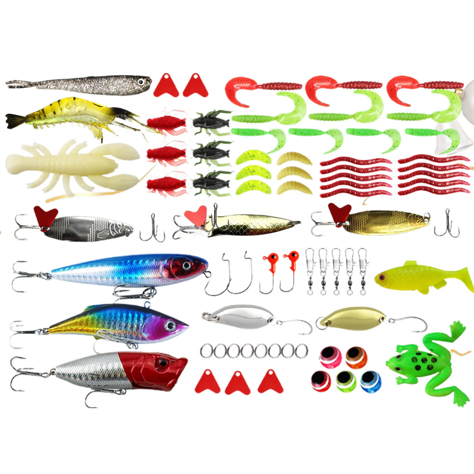 

Fishing Tackle Advent Calendar Crankbaits Fishing Lures Gifts Box 24Day Christmas Countdown Calendar Fish Bait for Fishing Love
