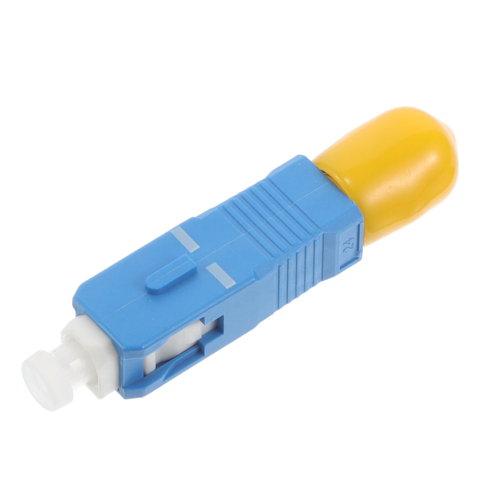 

1pcs Fiber Optic Adapter Male to ST Female Connector Flange Type High Efficiency Compact Lightweight Communication Network