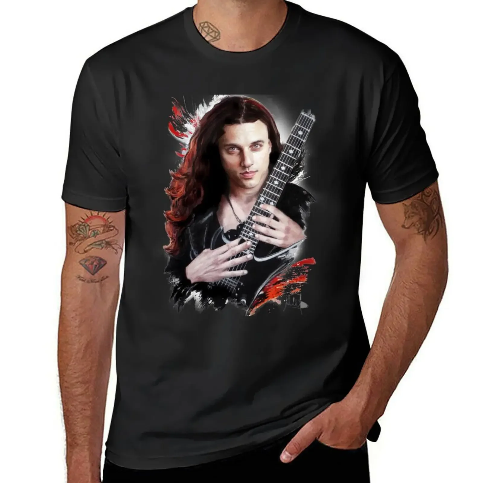 

Chuck Schuldiner T-Shirt vintage blue lock custom t shirt funny gifts shirts graphic tee men