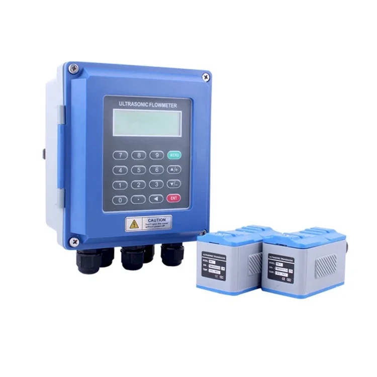 FMU833 Factory direct selling DN15-DN6000 Long Range Current Clamp Sensor Waterproof Ultrasonic Flowmeter