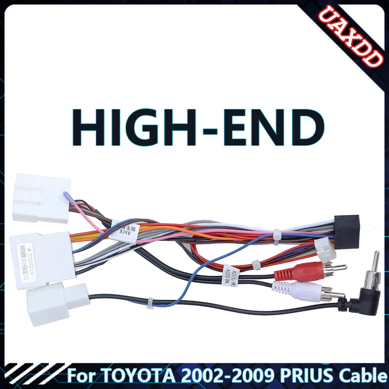 For TOYOTA 2002-2009 PRIUS 9INCH Car CD Radio Android Stereo Audio Screen Multimedia Video Player Navigation Cable Harness Frame image 2