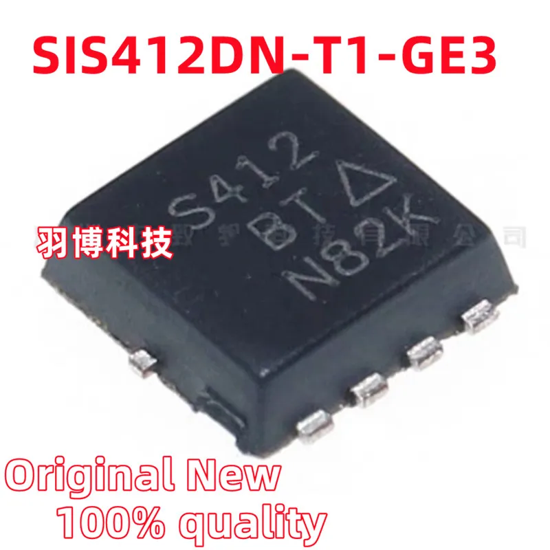 

(5-10piece)100% New SIS412DN-T1-GE3 SIS412DN S412 QFN-8 Chipset